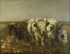 Cukorrépa betakarítás alkotó: N.P. Mols