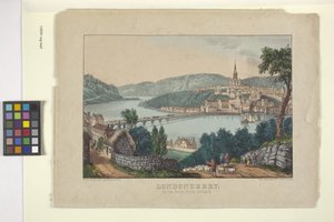 Londonberry (kézzel színezett litográfia) alkotó: N. and Ives J.M. (1824 95) Currier