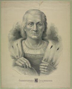 Kolumbusz Kristóf portréja (1451-1506) alkotó: Currier and Ives