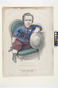 Little Manly (kézzel színezett litográfia)