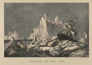 Beleharapott a jégbe alkotó: Currier and Ives