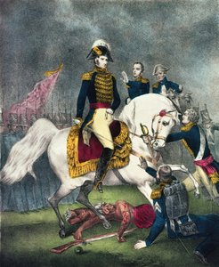 William H. Harrison tábornok (1773-1841) a tippecanoe-i csatában, 1840 alkotó: N. and Ives, J.M. Currier
