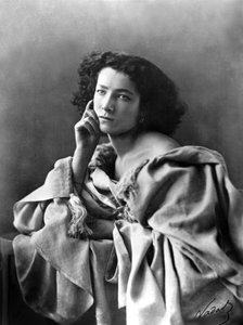 Sarah Bernhardt francia színésznő (1844-1923), fotó: Nadar (1820-1910)