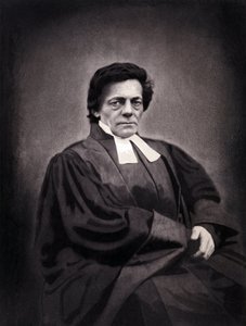 Alphonse Monod svájci származású lelkész (1802-1856) portréja alkotó: Nadar