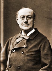 Theodore de Banville költő, 1823-1891 portréja (fotó) alkotó: Nadar