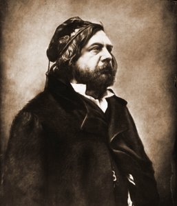 Theophile Gautier, költő, 1811-1872 portréja (fotó) alkotó: Nadar