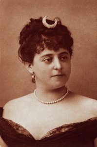 Sibyl Sanderson (1865-1903), amerikai szoprán, fényképe Felix Nadar (1820-1910) alkotó: Nadar