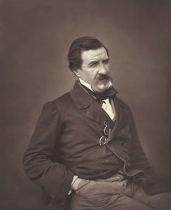 Champfleury születésű Jules François Felix Fleury-Husson francia kritikus és regényíró, 1821-1889, 1855 körül alkotó: Nadar