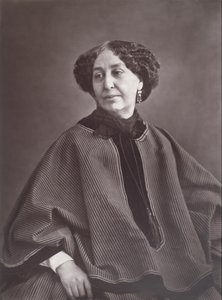 George Sand alkotó: Nadar
