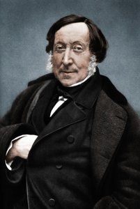 Gioachino Rossini 1792-1868, olasz zeneszerző alkotó: Nadar