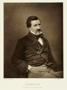 Jules Francois Felix Husson, "Champfleury" (1821-89), a "Galerie Contemporaine"-ból, 1874-78 körül alkotó: Nadar