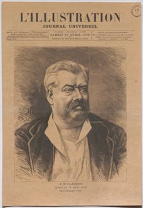 De Villemessant úr, elhunyt 1879. 04. 11. alkotó: Nadar