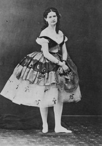 Maria Surovshchikova-Petipa, orosz balett-táncos, 1861 alkotó: Nadar