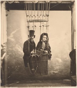 [Nadar és felesége, Ernestine, egy léggömbben]