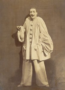 Pierrot nevetve, 1855. alkotó: Nadar