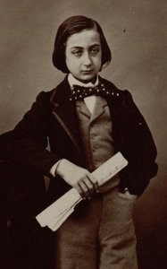 Henri Ketten hegedűművész és zeneszerző portréja 1848-1883. alkotó: Nadar