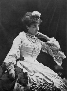 Sarah Bernhardt francia színésznő, 1865 alkotó: Nadar