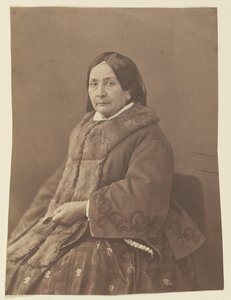 Eugénie Niboyet asszony alkotó: Nadar [Gaspard Félix Tournachon]