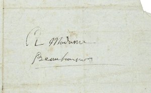 Levél Josephine de Beauharnais-nak