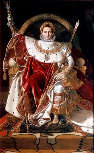 Napóleon császári trónján, 1804