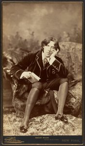 Oscar Wilde, 1882 (albumén ezüst nyomat) alkotó: Napoleon Sarony