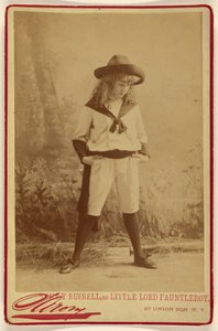 Tommy Russell mint Kis Lord Fauntleroy alkotó: Napoleon Sarony
