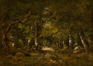 Erdei jelenet, 1874.