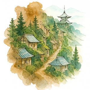 Japán hegyi falu alkotó: Natalie Bruns