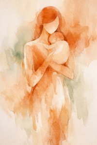 Gyengéd anyai ölelés alkotó: Natalie Bruns