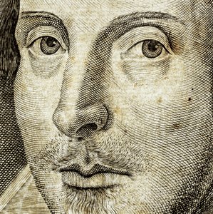 Részlet William Shakespeare portréjából a Comedies, histories,  t... alkotó: Nathan Benn
