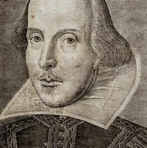 Részlet William Shakespeare portréjából a Comedies, histories,  t... alkotó: Nathan Benn