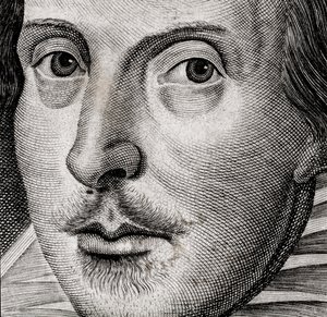 Részlet William Shakespeare portréjából a Comedies, histories,  t... alkotó: Nathan Benn
