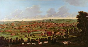 Prospect of Leeds, 1800 körül (olaj, vászon) alkotó: Nathan Theodore Fielding