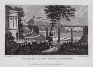 A Múzeum és az Új híd, Scarborough (metszet)