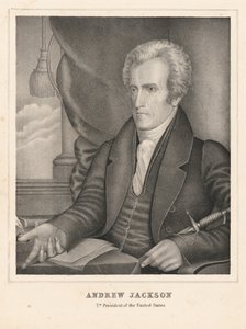 Andrew Jackson alkotó: Nathaniel Currier