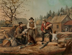 A lényegről vitatkozva (Politika az amerikai határon) alkotó: Nathaniel Currier