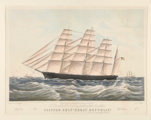 Clipper Hajó alkotó: Nathaniel Currier