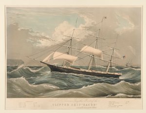 Clipper Hajó alkotó: Nathaniel Currier