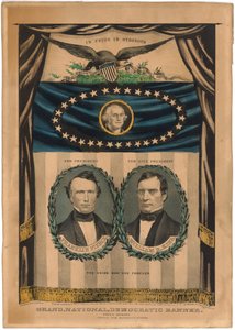 Franklin Pierce és William R. King alkotó: Nathaniel Currier