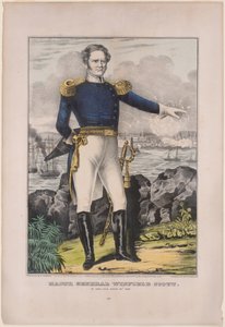 Winfield Scott tábornok alkotó: Nathaniel Currier
