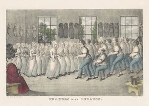 Shakerek Libanon közelében alkotó: Nathaniel Currier