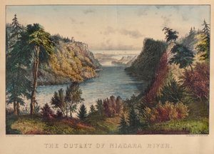 A Niagara-folyó torkolata alkotó: Nathaniel Currier
