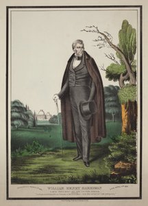 William Henry Harrison: az Egyesült Államok kilencedik elnöke alkotó: Nathaniel Currier