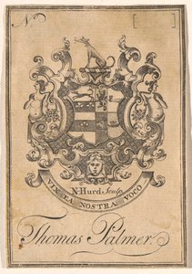 Thomas Palmer könyvtáblája alkotó: Nathaniel Hurd