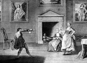 Battledore és Shuttlecock, 1743.