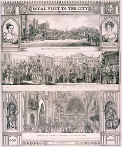Viktória királynő látogatása a londoni Cityben, 1837