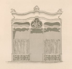 XIV. Lajos francia stílusú üzletek Sangster uraknak, esernyő- és pálcikakereskedőknek, Regent Street, London
