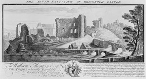 A Brecknock-kastély délkeleti képe, 1741