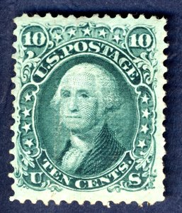 10c Washington E Grill kislemez, 1867.