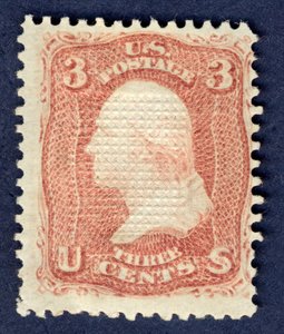 3c Washington E Grill kislemez, 1868.